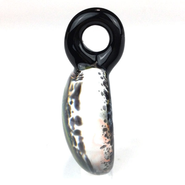 Green and Pink Wig-Wag Pendant by Bill Futer - Image 4